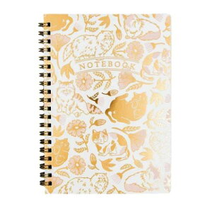 B6リングノート 方眼リングノート ROKKAKU x 365Cat Art Cat Art Collection flower ねこ フタバ ネコ 箔押し おしゃれ Wリング メール便可
