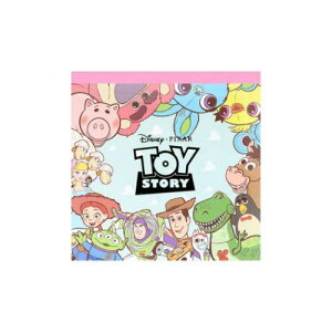 スクエアメモ メモ帳 トイストーリー 集合 ディズニー サンスター文具 伝言 メモパッド メール便可