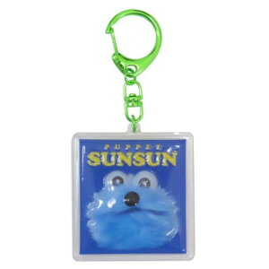 �Ղ�����������L�[�z���_�[ �L�[�����O �p�y�b�g�X���X�� �t�F�C�X PUPPET SUNSUN �v���[���g �A�N�L�[ ���[���։�