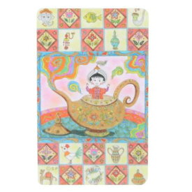 キャラクターステッカー ダイカットシール 原作 ちびまる子ちゃん 魔法のランプ スモールプラネット デコシール メール便可