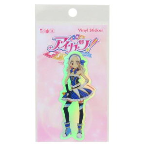 ホログラムステッカー ダイカットシール アイカツ! 黒沢凛 ゼネラルステッカー 耐水耐光 デコステッカー メール便可