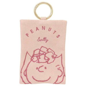 カラビナ付きミニポーチ ミニポーチ スヌーピー サリー Myselect ピーナッツ マリモクラフト 小物入れ メール便可