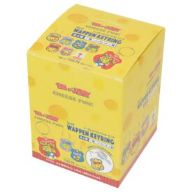 シークレットワッペンキーリング 全8種 8個入セット キーホルダー トムとジェリー CHEESE FUN！ ワーナーブラザース ティーズファクトリー コレクション雑貨 まとめ買い