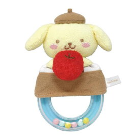 【ポイント10倍 & クーポン！】ガラガラ おもちゃ サンリオベビー ポムポムプリン サンリオ 内藤デザイン 玩具 ベビー用品