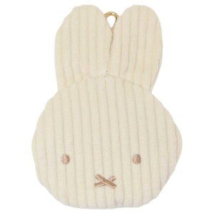 MIFFY CORDUROY ダイカットポーチ ミニポーチ ミッフィー アイボリー ディックブルーナ エフエービージャパン 小物入れ 絵本メール便可