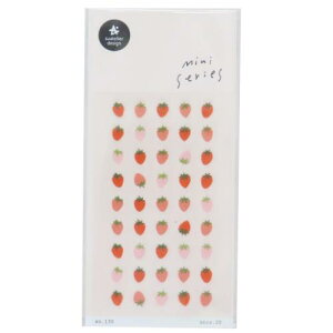 スワテリエミニステッカー シールシート スワテリエ deco 20 いちご S&C デコレーション DECOシール かわいい メール便可