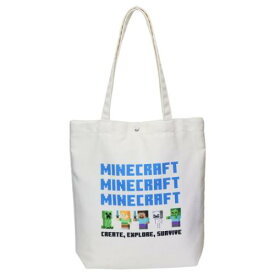 トートバッグ 手提げかばん マインクラフト クリーム Minecraft プレゼント ゲームメール便可
