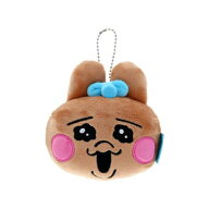 ぬいぐるみミラー 鏡キーホルダー おぱんちゅうさぎ ひやけ サンスター文具 バッグチャーム