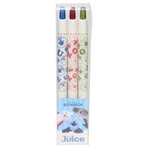 Juice�N���V�b�N�J���[ 3�F�Z�b�g 0.5mm �{�[���y�� �p�y�b�g�X���X�� PUPPET SUNSUN �G���X�J�C �����p�i �M�L�p�� ���[���։�