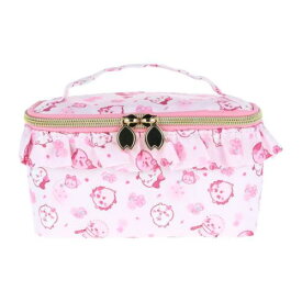 フリルバニティポーチ コスメポーチ ちいかわ Sakura Pink サクラ サンスター文具 メイクポーチ