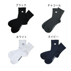 【MAX10%OFFクーポン】ディズニー 女性用靴下 レディース ワンポイント刺繍アメリブロークルーソックス ブラック / チャコール / ホワイト / ネイビー ベイマックス ウイックス【メール便可】
