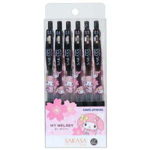 SARASA�{�[���y�� 0.5mm 6�{�Z�b�g �{�[���y�� �}�C�����f�B ���� �T�����I �J�~�I�W���p�� �T���T�N���b�v �V�w���������� �[�u�� ���[���։�