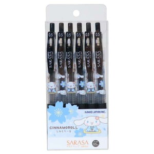 SARASA�{�[���y�� 0.5mm 6�{�Z�b�g �{�[���y�� �V�i�����[�� ���� �T�����I �J�~�I�W���p�� �T���T�N���b�v �V�w���������� �[�u�� ���[���։�