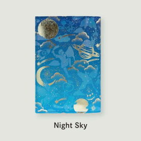 【最大1000円OFFクーポン！】日常をハレの日に 文庫本カバー ブックカバー Night Sky 想いをめぐらせる夜空 フタバ【メール便可】
