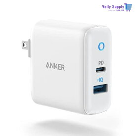 Anker PowerPort PD 2 20W(PD対応 32W 2ポート USB-A & USB-C 急速充電器)【PSE認証済/Power Delivery対応/PowerIQ搭載/コンパクトサイズ】 iPhone 12 / 12 P
