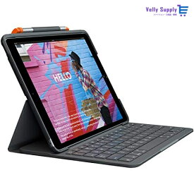 ロジクール iPad 10.2 インチ 対応 第9世代 第8世代 第7世代 キーボード iK1055BK グラファイト SLIM FOLIO 薄型 Bluetooth キーボード一体型 ケース 国内正規品