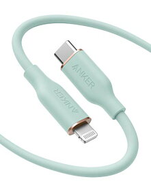 Anker PowerLine Flow USB-C & ライトニング ケーブル MFi認証 Anker絡まないケーブル USB PD対応 シリコン素材採用 iPhone 13 / 13 mini / 13 Pro / 13 Pro