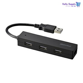 BUFFALO USB ハブ USB2.0 バスパワー 4ポート ブラック BSH4U25BK【Windows/Mac対応】
