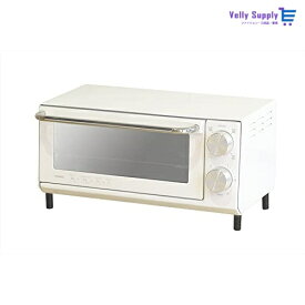 ツインバード トースター オーブントースター 2枚焼きハーフミラーガラス ホワイト TS-5001LX-W