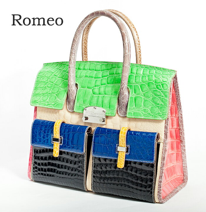 楽天市場】【Romeo】 ロメオ 最高級 本ナイルクロコ革 バック【鞄 