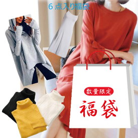 【 福袋 6点入り】 コーディネート 選べるサイズ ワンピース ストール セール 選べる 服 happy bag ハッピーバッグ lucky bag ラッキーバッグ ふくぶくろ 秋物 冬物 秋服 M/L