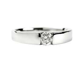 Pt950 一粒ダイヤモンド リング 0.3ct 大粒 エンゲージリング プラチナ 指輪 ジュエリー タンクリング K18対応 品質保証書付 結婚式