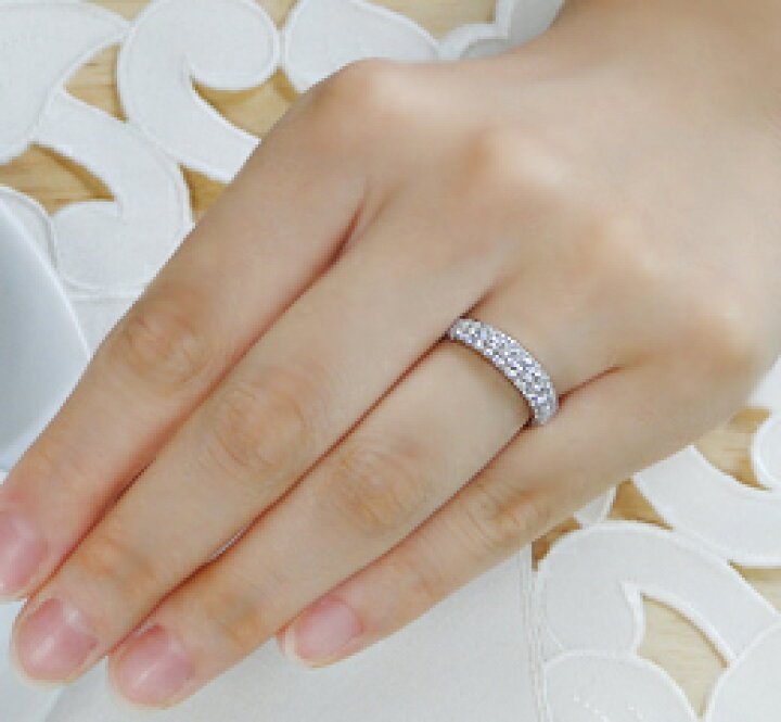 楽天市場】K18 ダイヤモンド パヴェ リング 1.0ct 指輪 1カラット 