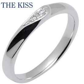 THE KISS シルバー ペアリング ( レディース 単品) ダイヤモンド ペアアクセサリー カップル ジュエリーブランド THEKISS ペア リング 指輪 記念日 プレゼント SR1639DM ザキス