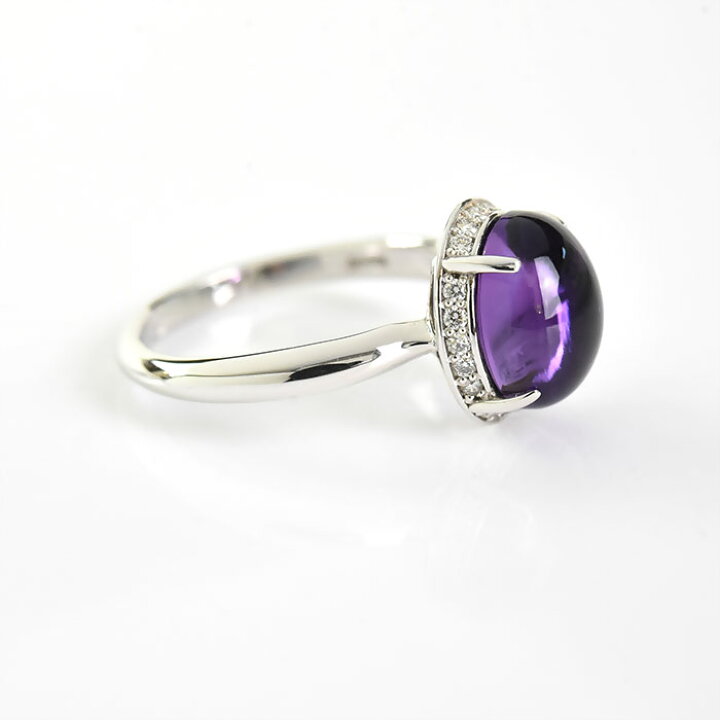 楽天市場】アメジスト リング 指輪 Pt900 プラチナ アメシスト 2.83ct  