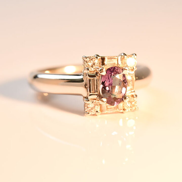 楽天市場】アレキサンドライト 天然 0.43ct リング 指輪 Pt900 