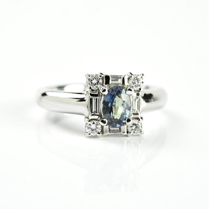 楽天市場】アレキサンドライト 天然 0.43ct リング 指輪 Pt900 