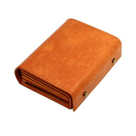 【最終日10％OFFクーポンあり！買い物マラソン】 財布 メンズ 二つ折り 本革 日本製 ヌメ革 ブランド folieno コンパクト 小さい 大容量 名入れ無料 小銭入れあり box型小銭入れ 取り出しやすい 箱型 コインケース 緑 深緑 キャメル おしゃれ 人気 プレゼント ギフト 父の日