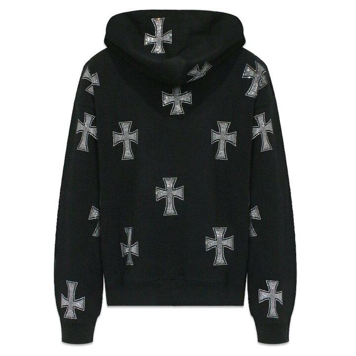 楽天市場】UNKNOWN LONDON / Cross Rhinestone Zip Up Hoodie : VENTURER