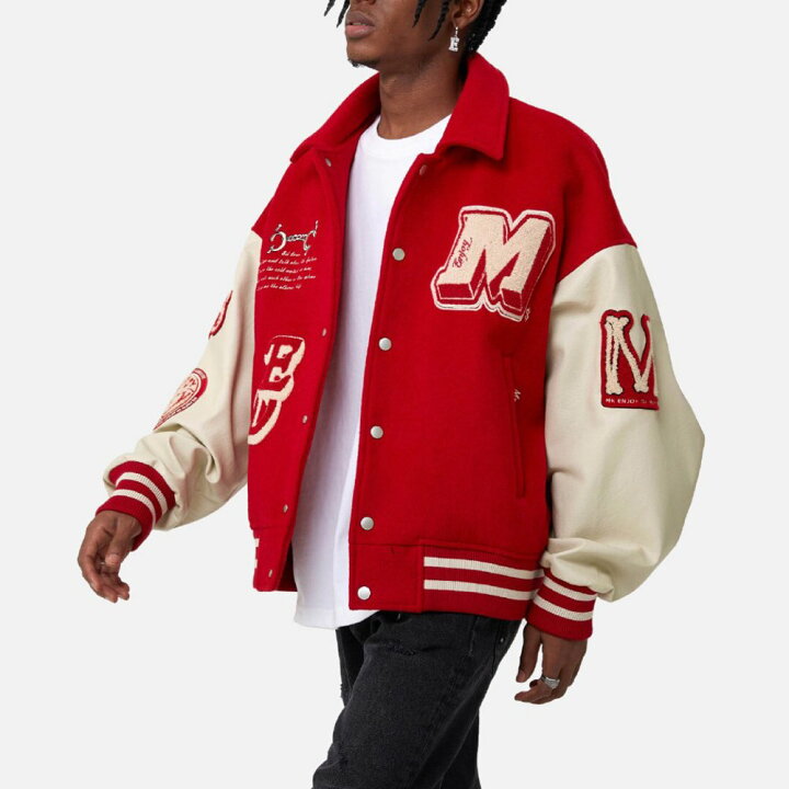 楽天市場】MR.ENJOY DA MONEY (M.E.D.M) / MEDM Bone Baseball Jacket 