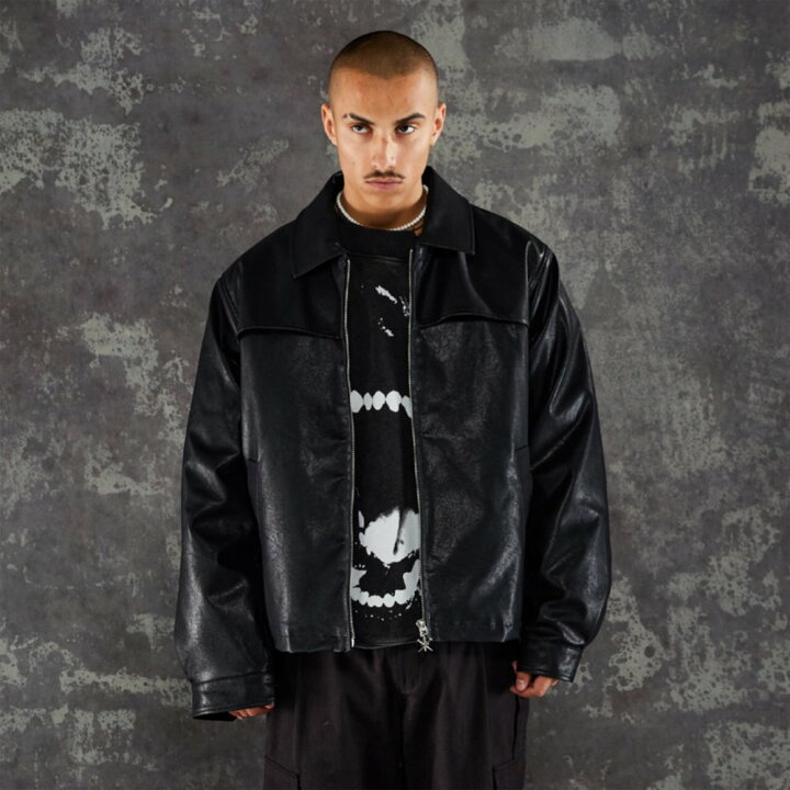 楽天市場】UNKNOWN LONDON / Jewel Skeleton Leather Jacket : VENTURER