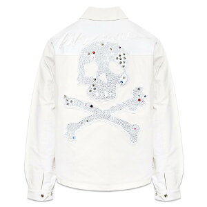 UNKNOWN LONDON / Jewel Skeleton Leather Jacket
