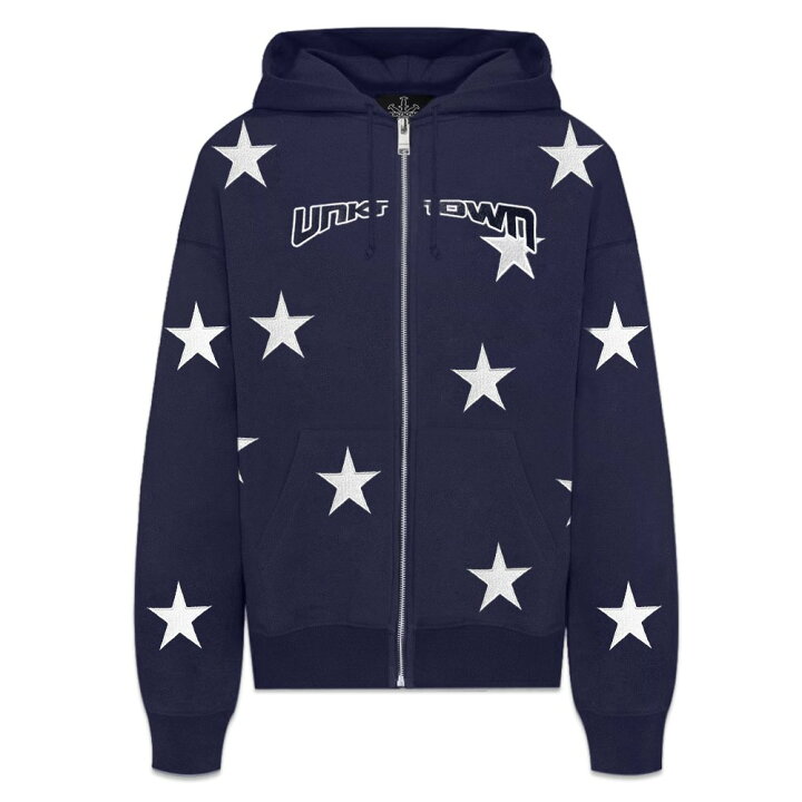 楽天市場】UNKNOWN LONDON / All Over Star Zip Hoodie : VENTURER