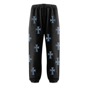 UNKNOWN LONDON / Cross Rhinestone Joggers