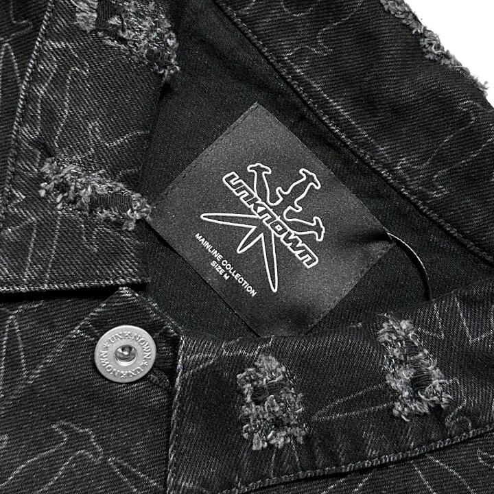 楽天市場】UNKNOWN LONDON / U&N Dagger Denim Jacket : VENTURER