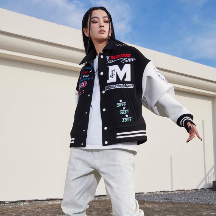 楽天市場】MR.ENJOY DA MONEY (M.E.D.M) / MEDM Embroidery Varsity 