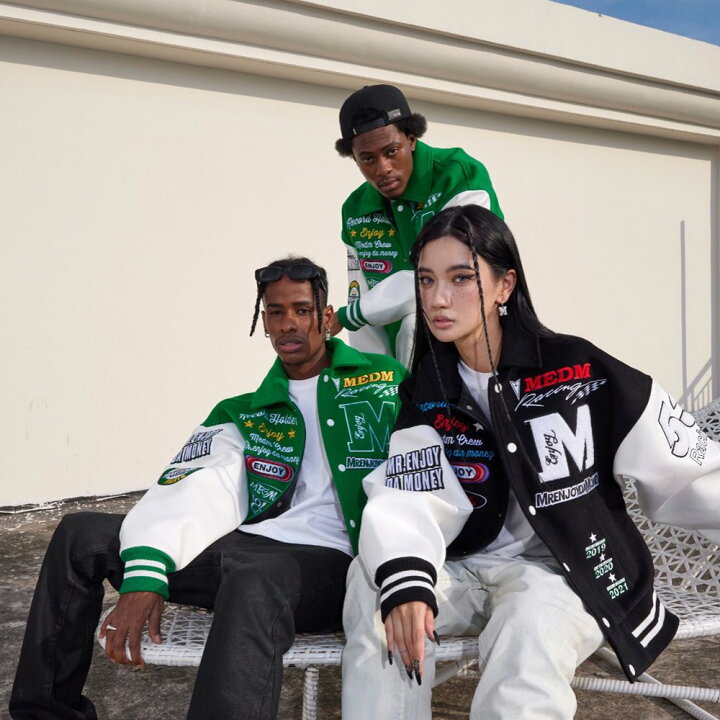 楽天市場】MR.ENJOY DA MONEY (M.E.D.M) / MEDM Embroidery Varsity  