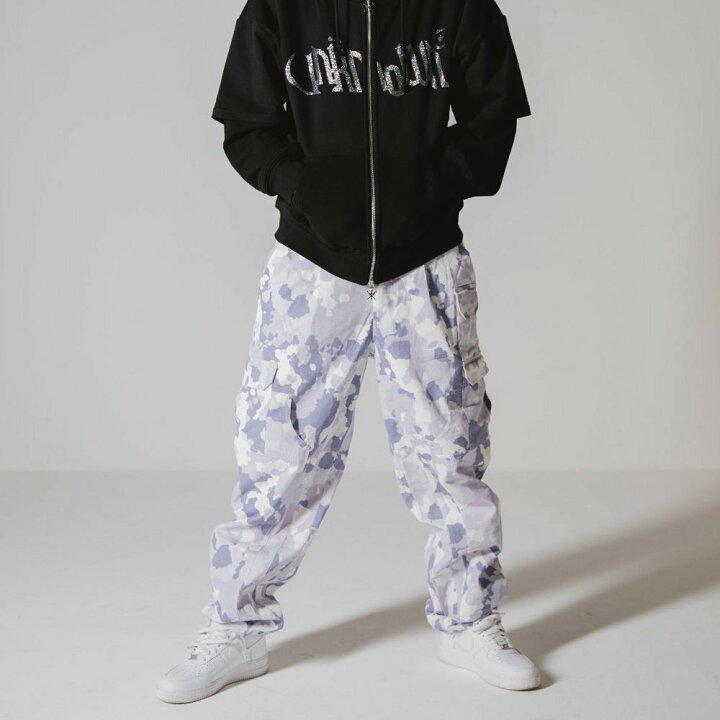 楽天市場】UNKNOWN LONDON / All Over Camo Graphic Cargo Pants 