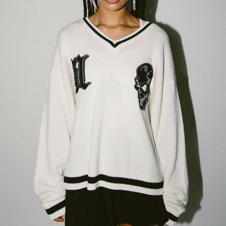 楽天市場】UNKNOWN LONDON / HCW U&N Skull Knit Sweater : VENTURER