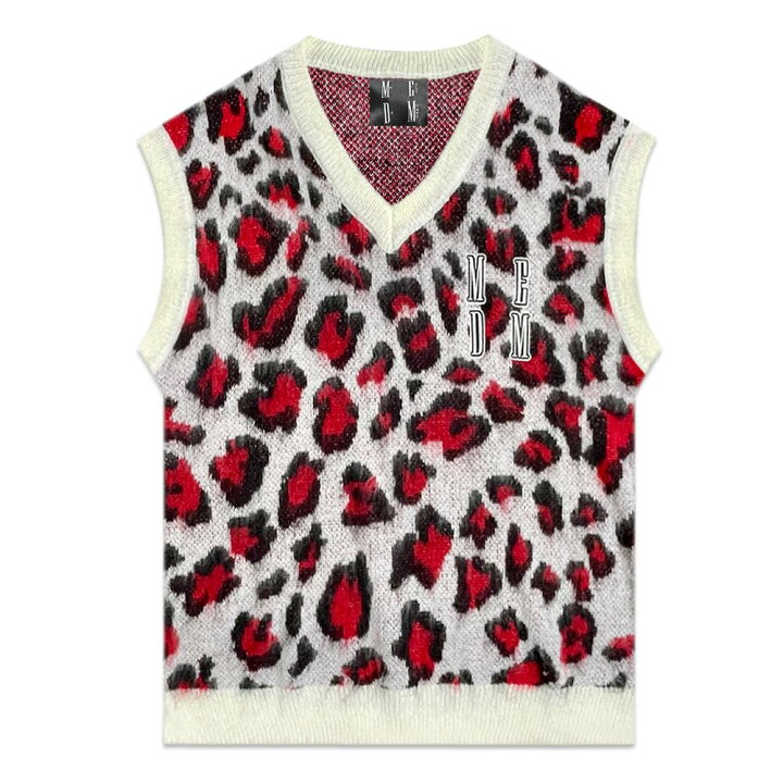楽天市場】MR.ENJOY DA MONEY (M.E.D.M) / MEDM Leopard Knit Vest 