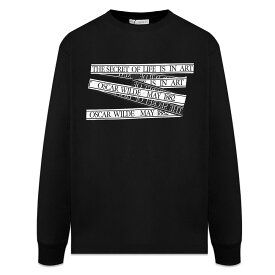 JW ANDERSON / OW Quote Tape Long Sleeve T-Shirt