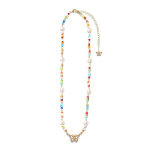 STUGAZI / Exclusive Rainbow Beads Angel Necklace
