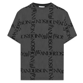 JW ANDERSON / Oversize Logo Grid T-Shirt