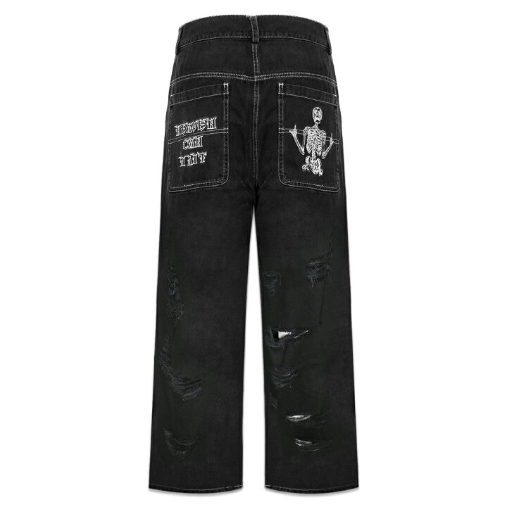 楽天市場】HEAVEN CAN WAIT / Destroyed Denim Pants : VENTURER