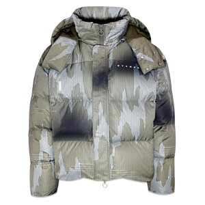 STAMPD / Ikat Camo Cropped Puffer Jacket