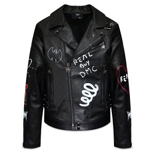 DMC KAL / Realbuy Full Print Leather Jacket